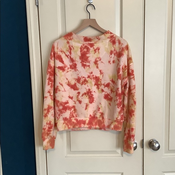 Anthropologie Pilcro Elayna Tie Dye Sweathsirt Top Size Medium - Picture 2 of 5